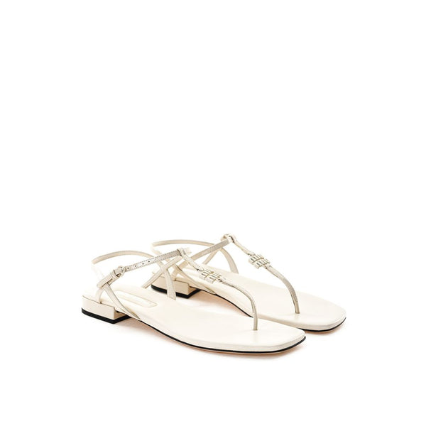 Beige Vernice Sandal Miu Miu