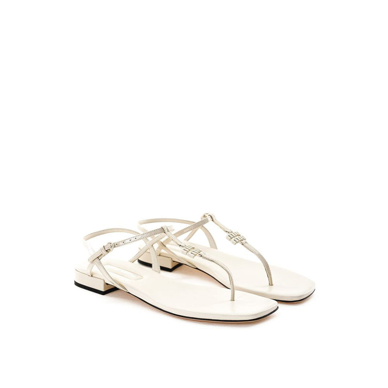 Beige Vernice Sandal Miu Miu