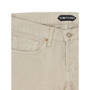 Beige Cotton Jeans & Pant Tom Ford