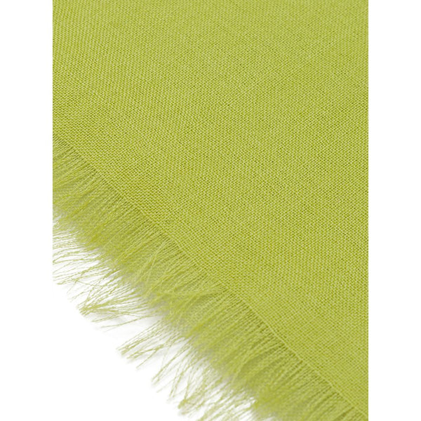 Green Cashemere Scarf Tessitura di Novara