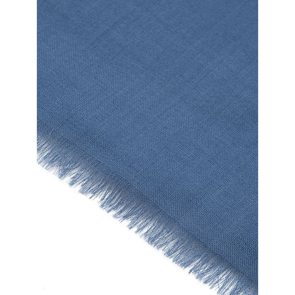 Blue Cashemere Scarf Tessitura di Novara