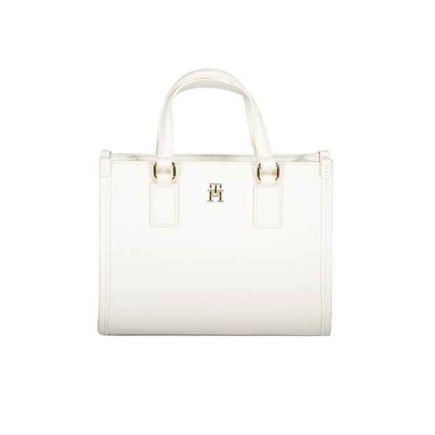 White Polyethylene Handbag Tommy Hilfiger