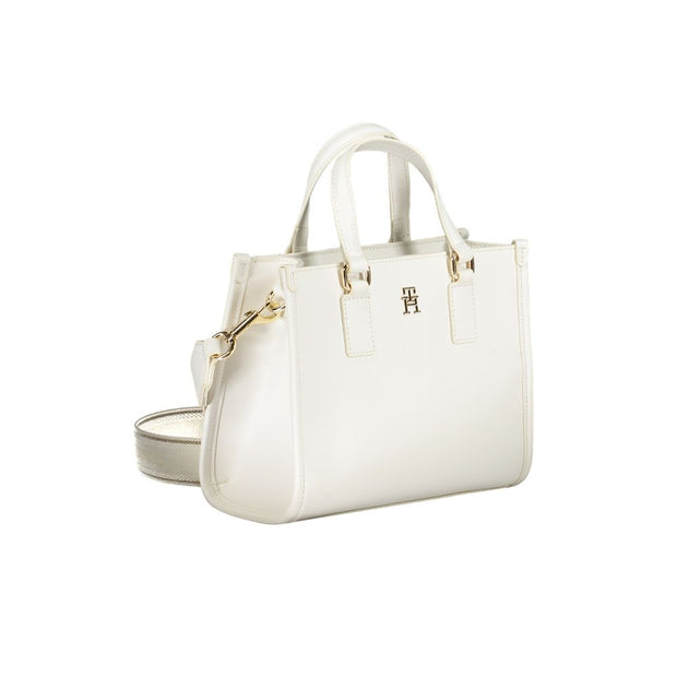 White Polyethylene Handbag Tommy Hilfiger