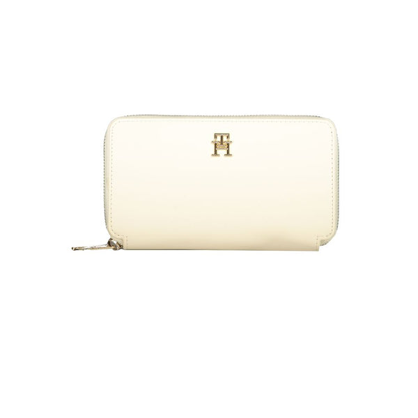 Beige Polyethylene Wallet Tommy Hilfiger