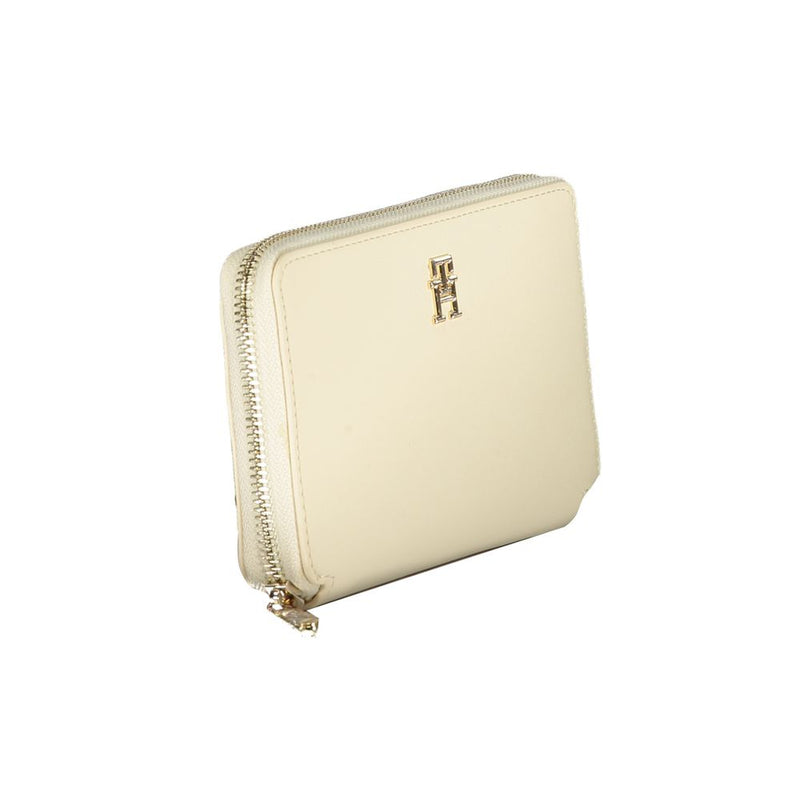 Beige Polyethylene Wallet Tommy Hilfiger