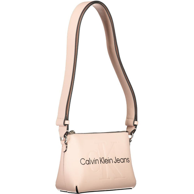 Pink Polyethylene Handbag Calvin Klein