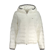 White Polyester Jackets & Coat Tommy Hilfiger