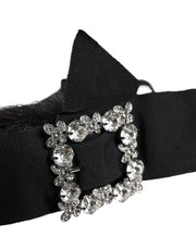 Black Hair Parrucchiera Crystal Headband Diadem Dolce & Gabbana