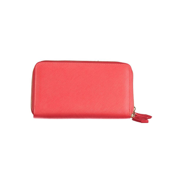 Red Polyethylene Wallet Valentino Bags