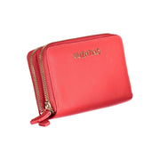 Red Polyethylene Wallet Valentino Bags