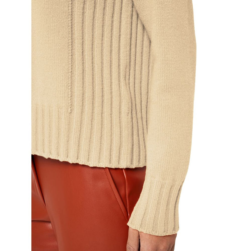 Beige Cashmere Sweater Alpha Studio