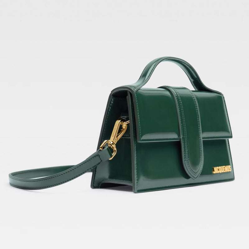 Green Leather Crossbody Bag Jacquemus