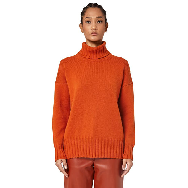 Orange Cashmere Sweater Alpha Studio