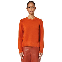 Orange Cashmere Sweater Alpha Studio