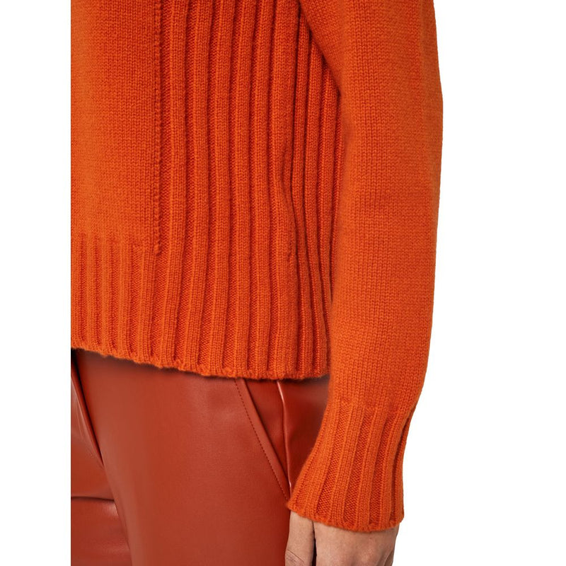 Orange Cashmere Sweater Alpha Studio