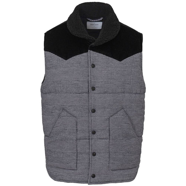 Gray Cotton Jacket Gran Sasso