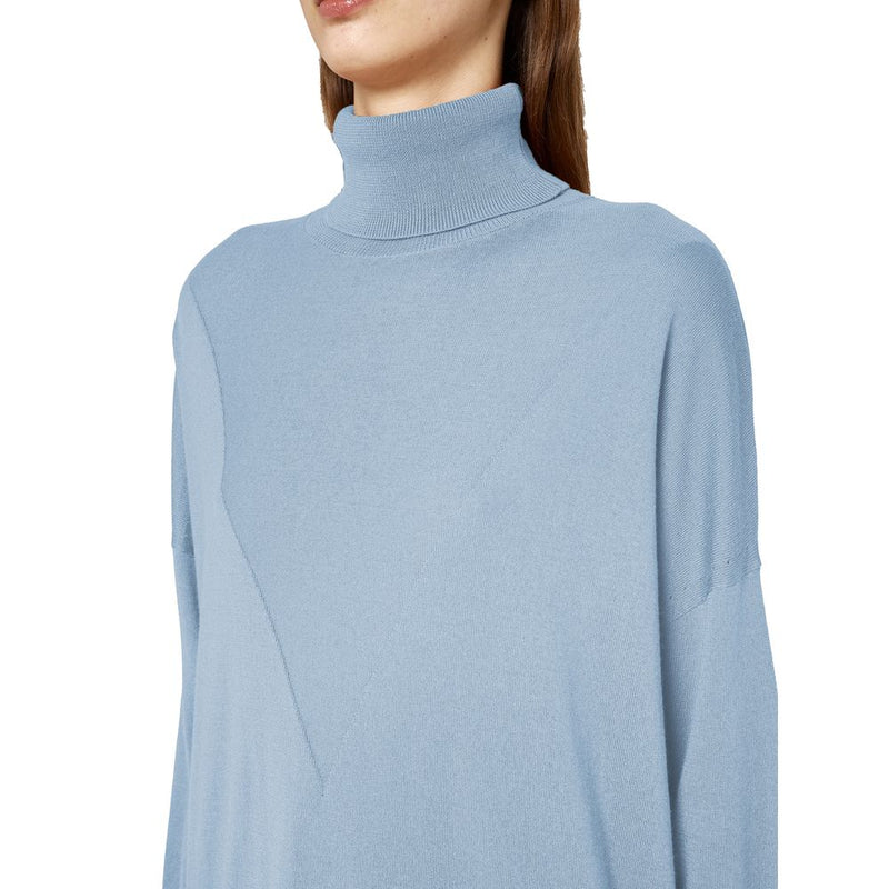 Light Blue Silk Sweater Alpha Studio