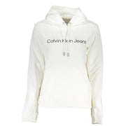 White Cotton Sweater Calvin Klein