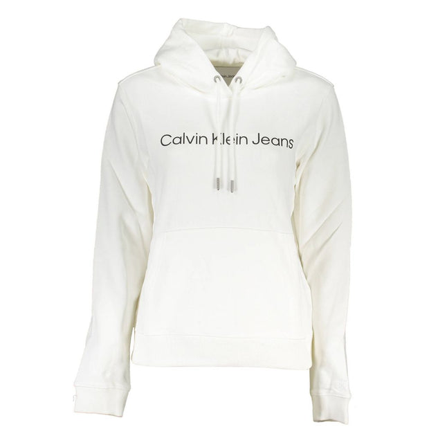 White Cotton Sweater Calvin Klein