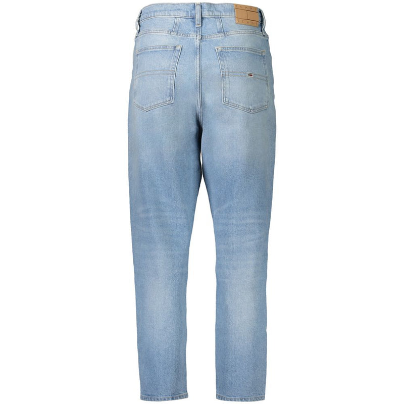 Light Blue Cotton Women Jeans Tommy Hilfiger