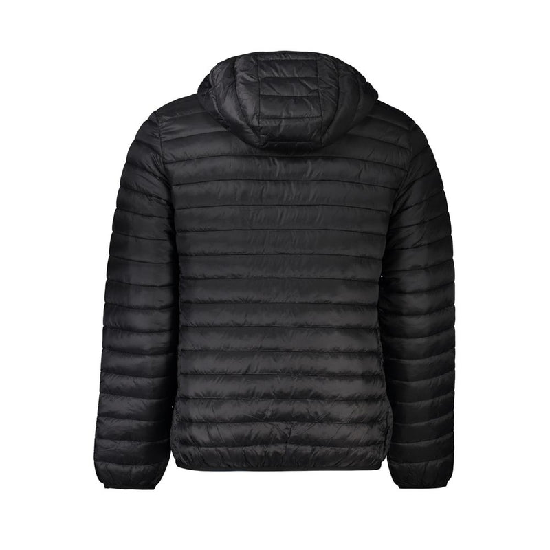 Black Polyamide Men Jacket Cavalli Class