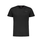 Black Cotton Men T-Shirt Tommy Hilfiger