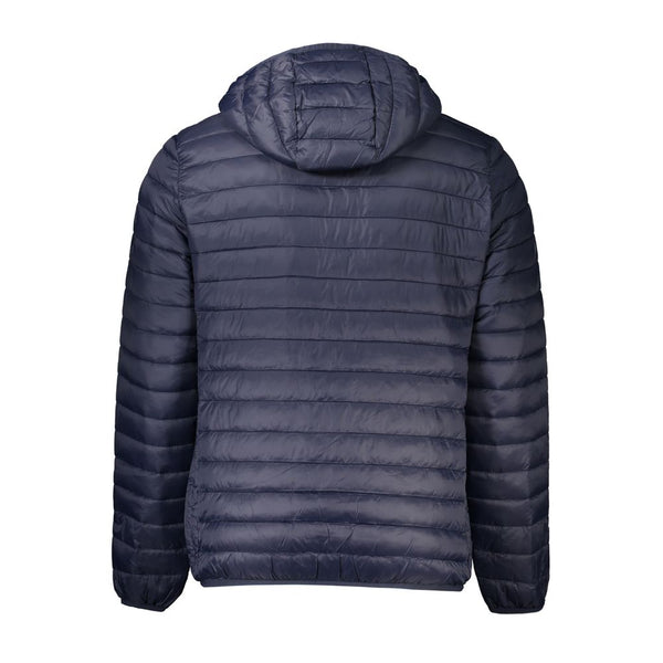 Blue Polyamide Men Jacket Cavalli Class