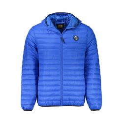 Blue Polyamide Men Jacket Cavalli Class