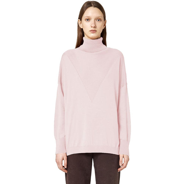 Pink Silk Sweater Alpha Studio