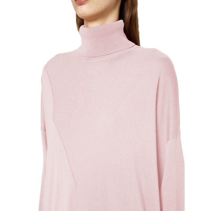 Pink Silk Sweater Alpha Studio