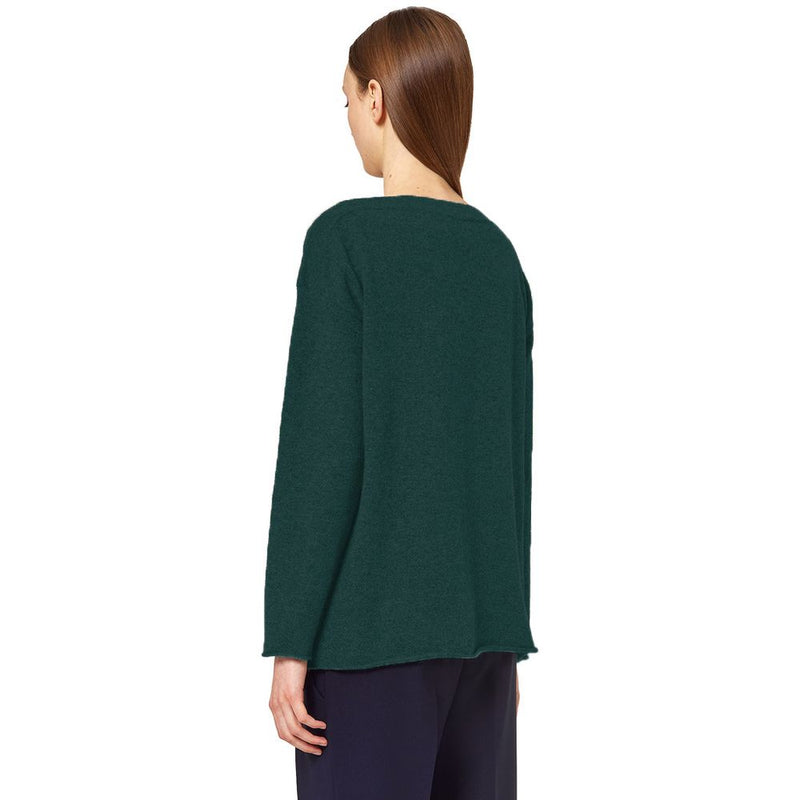 Green Silk Sweater Alpha Studio