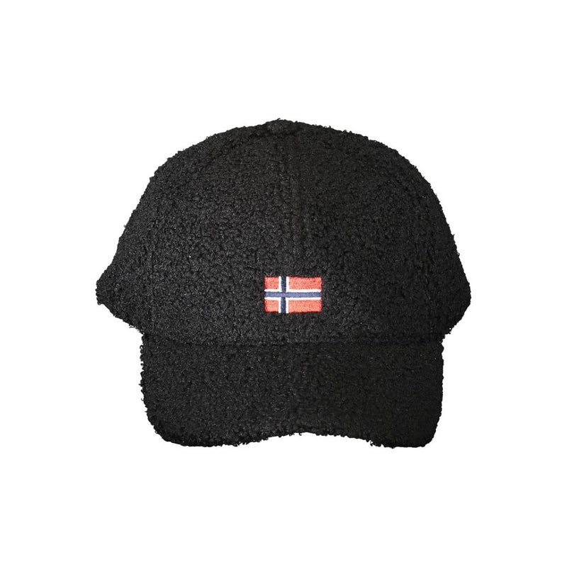 Black Polyester Men Cap Norway 1963