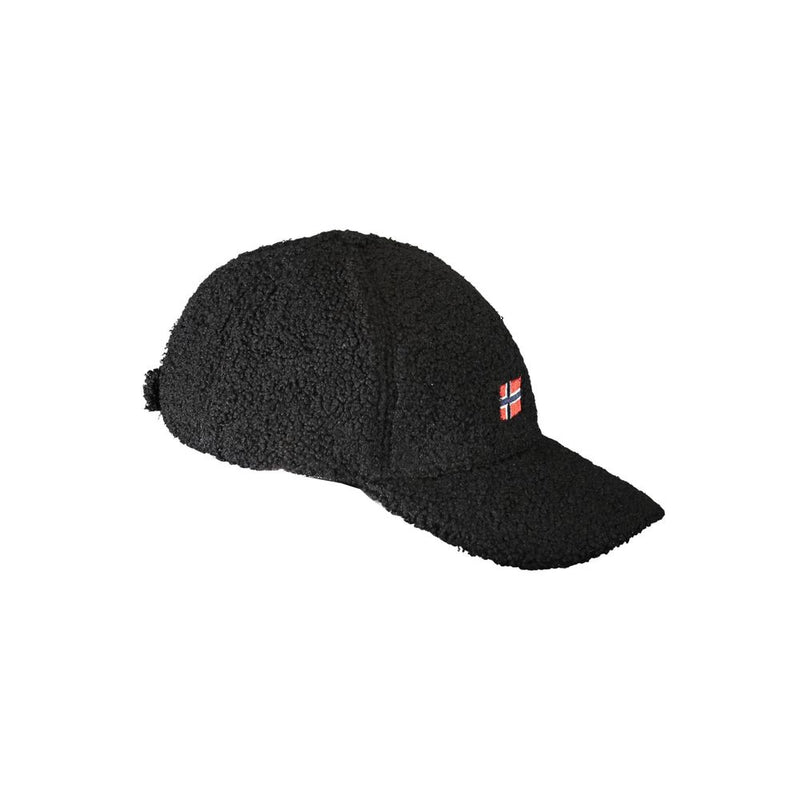 Black Polyester Men Cap Norway 1963