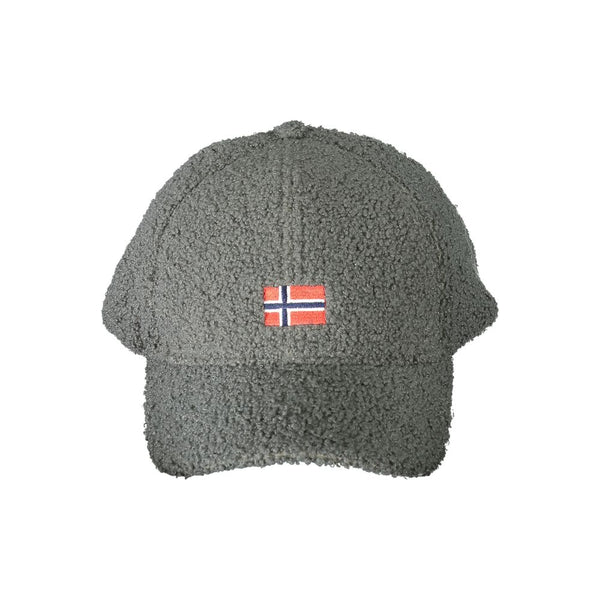 Gray Polyester Men Cap Norway 1963