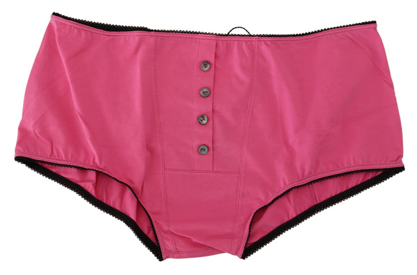 Pink Cotton Briefs Women's Panty Lingerie Underwear John Galliano