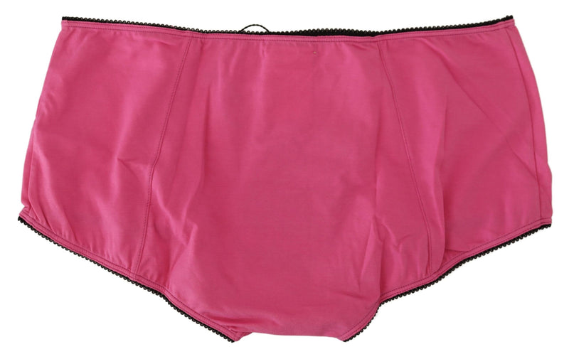 Pink Cotton Briefs Women's Panty Lingerie Underwear John Galliano