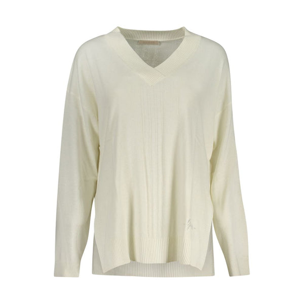 White Acrylic Women Sweater Guess Jeans