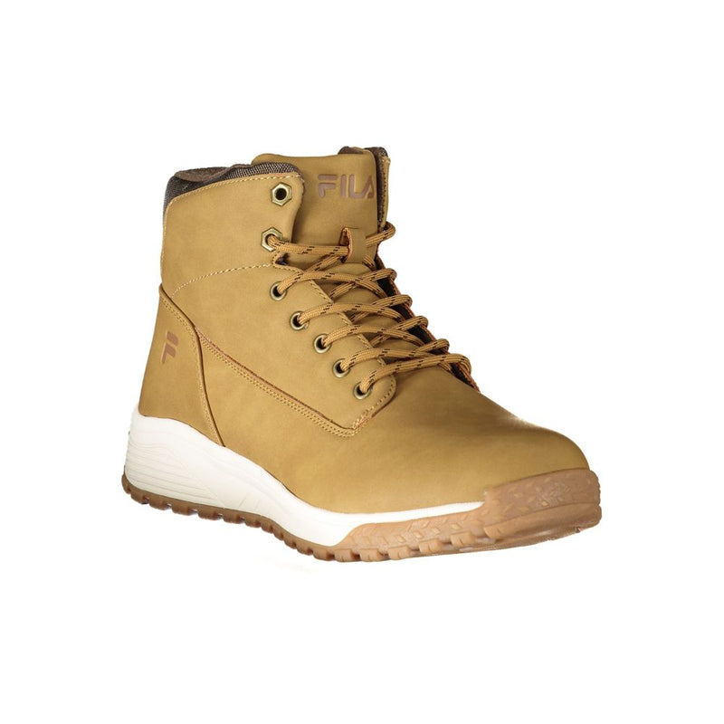 Brown Polyester Men Boot Fila