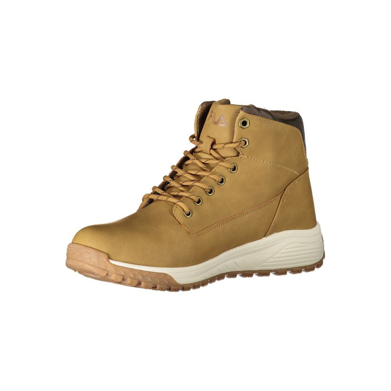 Brown Polyester Men Boot Fila