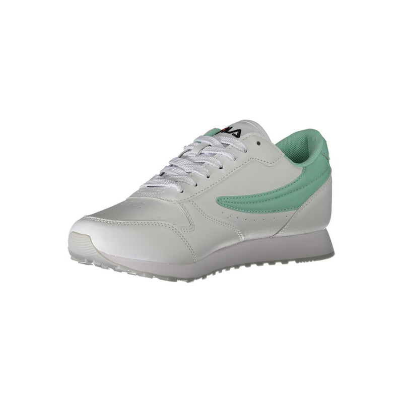 White Polyester Women Sneaker Fila