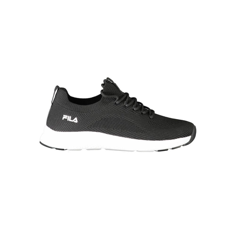 Black Polyester Women Sneaker Fila