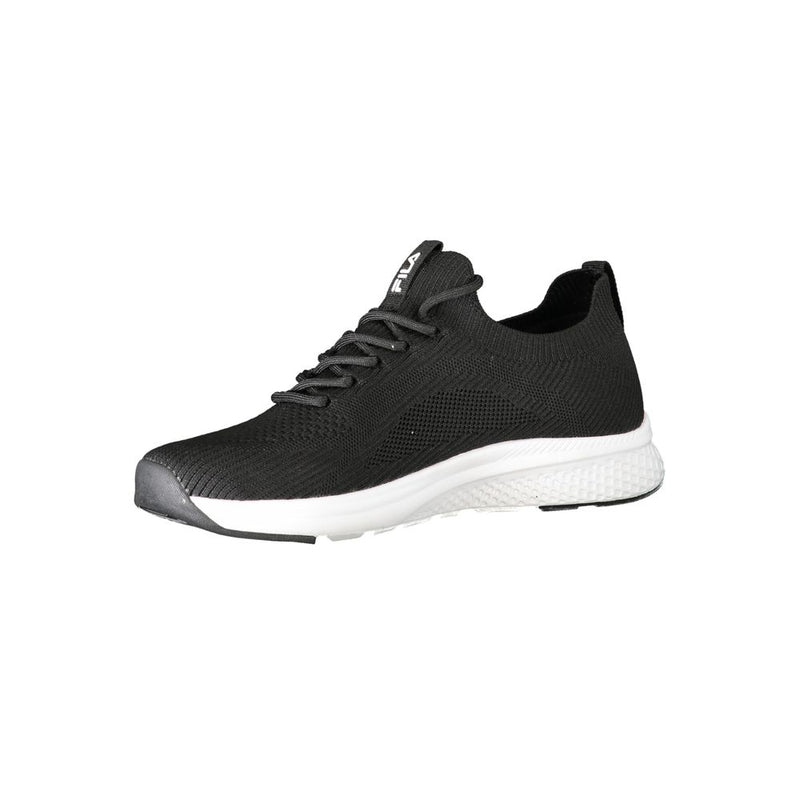 Black Polyester Women Sneaker Fila