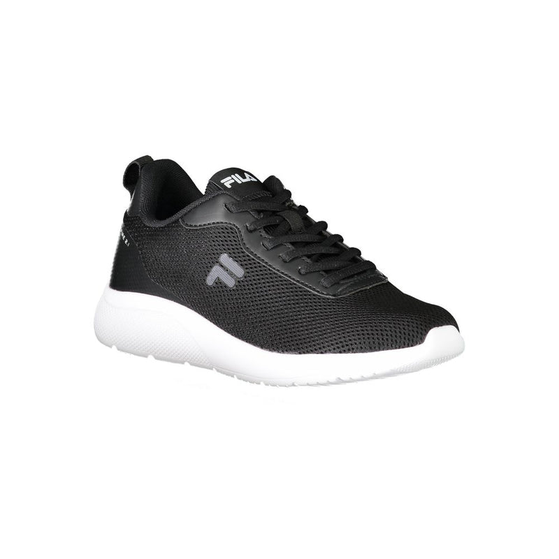 Black Polyester Women Sneaker Fila