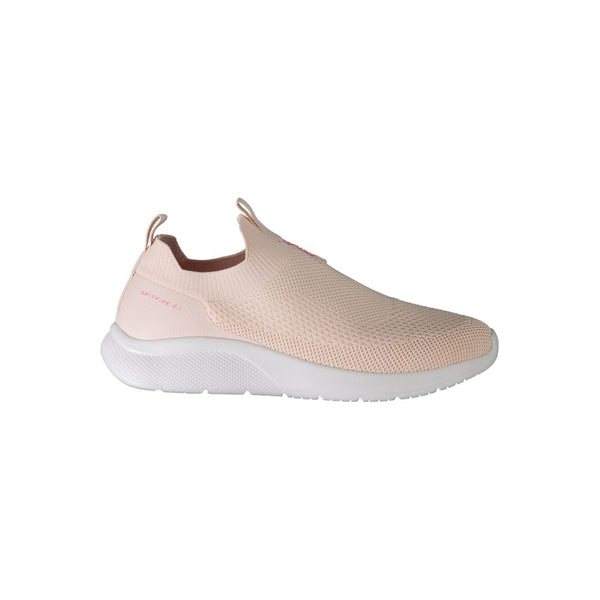 Pink Polyester Women Sneaker Fila