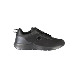 Black Polyester Women Sneaker Fila