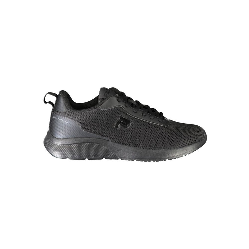 Black Polyester Women Sneaker Fila