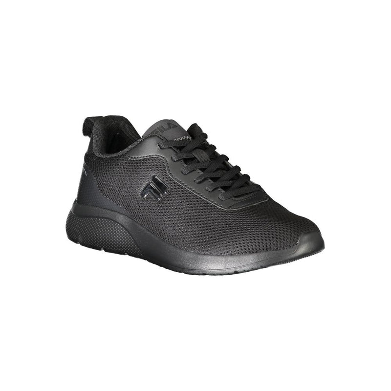 Black Polyester Women Sneaker Fila