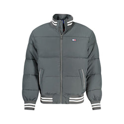 Green Polyamide Men Jacket Tommy Hilfiger