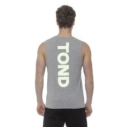 Gray Cotton Men Tank Top Tond
