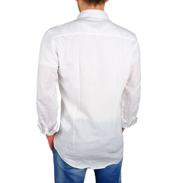 White Cotton Shirt Made in Italy